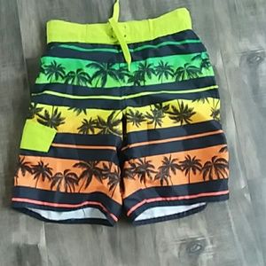 palm tree swim shorts